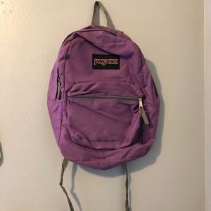 purple jansport backpack